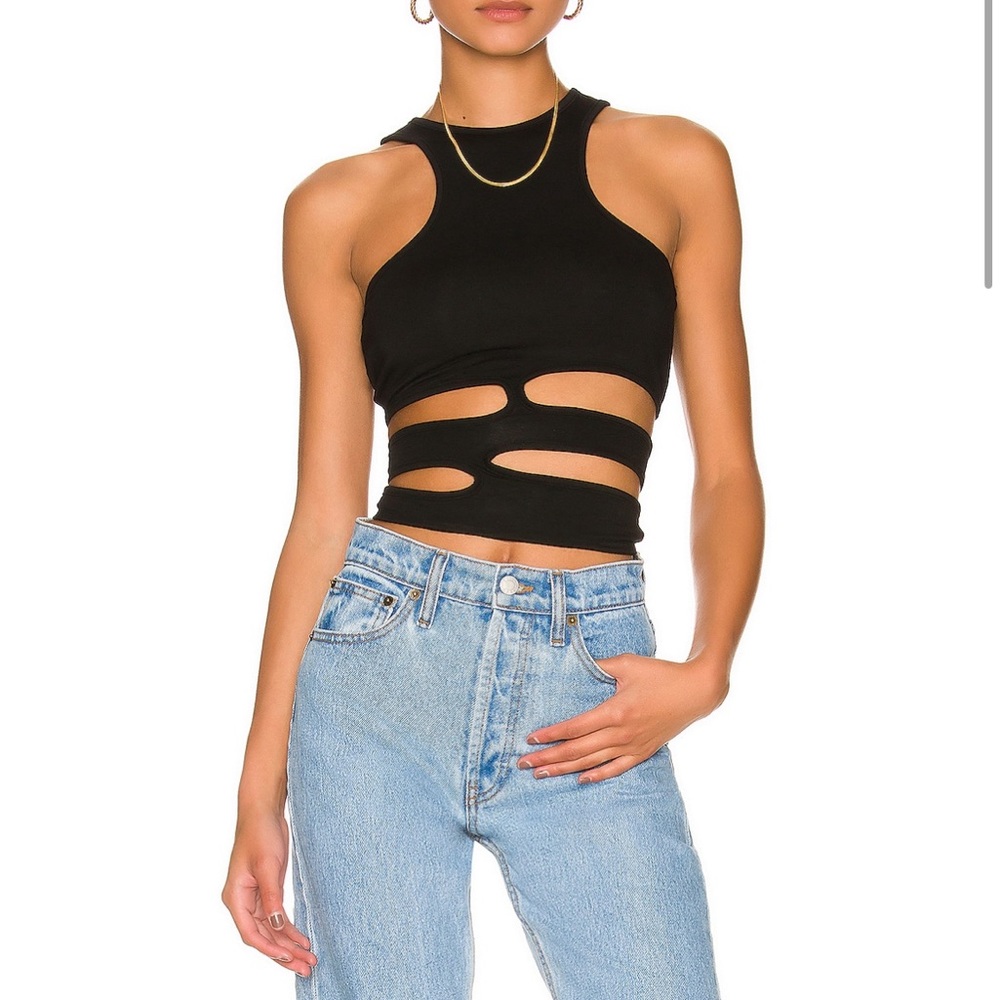 Superdown Cassie cut out top